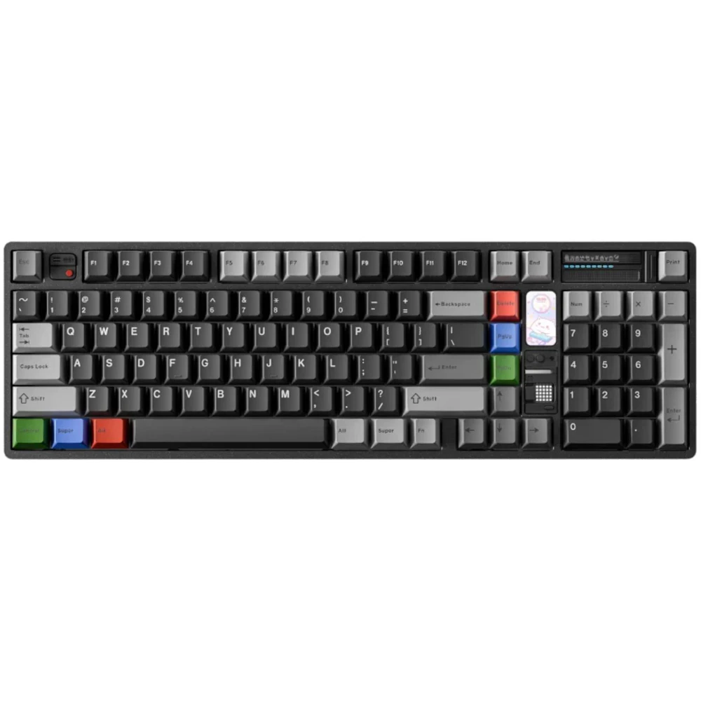Qwertykeys QK100 Mk2 Prebuilt Wireless Mechanical Keyboard - Black Knight