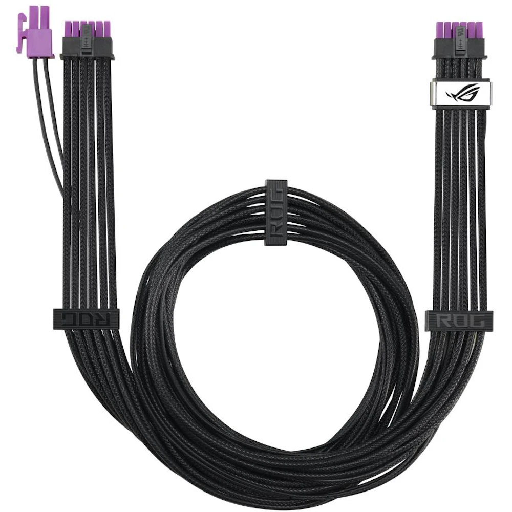 ASUS ROG Equalizer 12VHPWR Sleeved Cable - Black