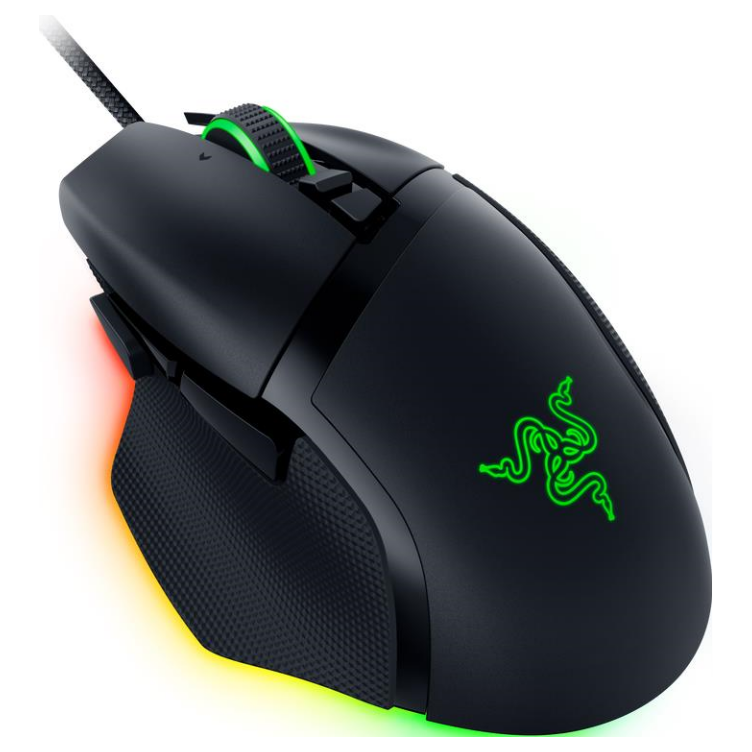 A large main feature product image of EX-DEMO Razer Basilisk V3 - Ergonomic Wired Gaming Mouse