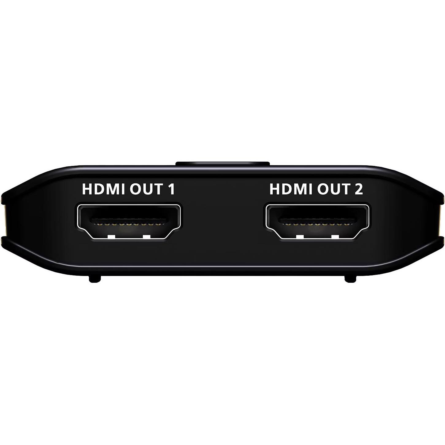 A large main feature product image of EX-DEMO ATEN Essential 2 Port 8K HDMI Splitter