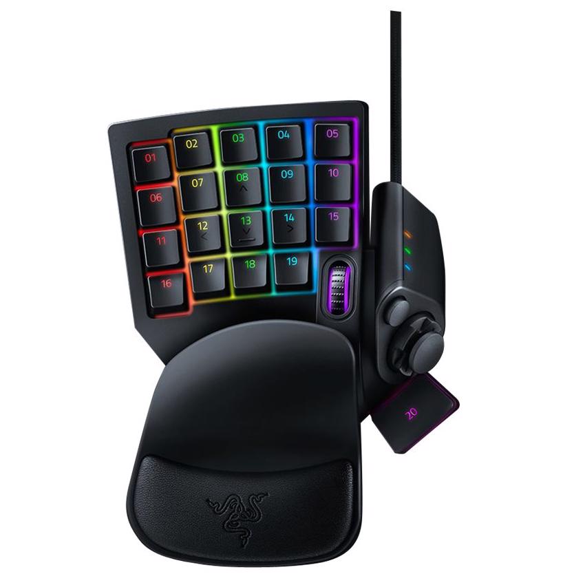 A large main feature product image of EX-DEMO Razer Tartarus Chroma V2 - USB Macro Gamepad (Mecha-Membrane Switch)
