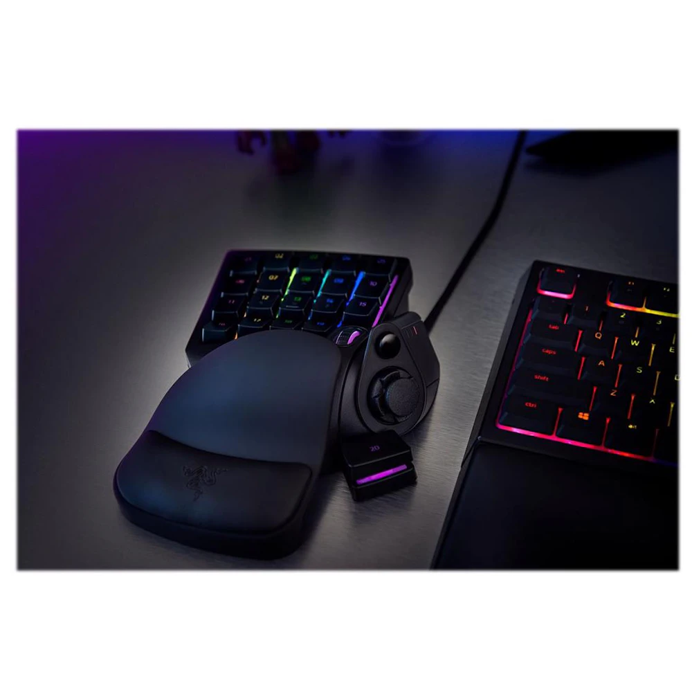 A large main feature product image of EX-DEMO Razer Tartarus Chroma V2 - USB Macro Gamepad (Mecha-Membrane Switch)