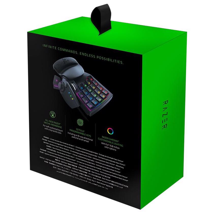 A large main feature product image of EX-DEMO Razer Tartarus Chroma V2 - USB Macro Gamepad (Mecha-Membrane Switch)
