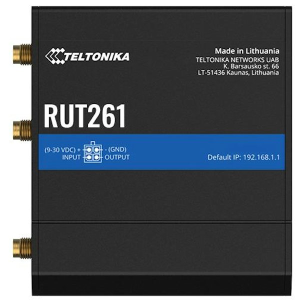 Teltonika RUT261 Industrial Cellular Cat 6 Router