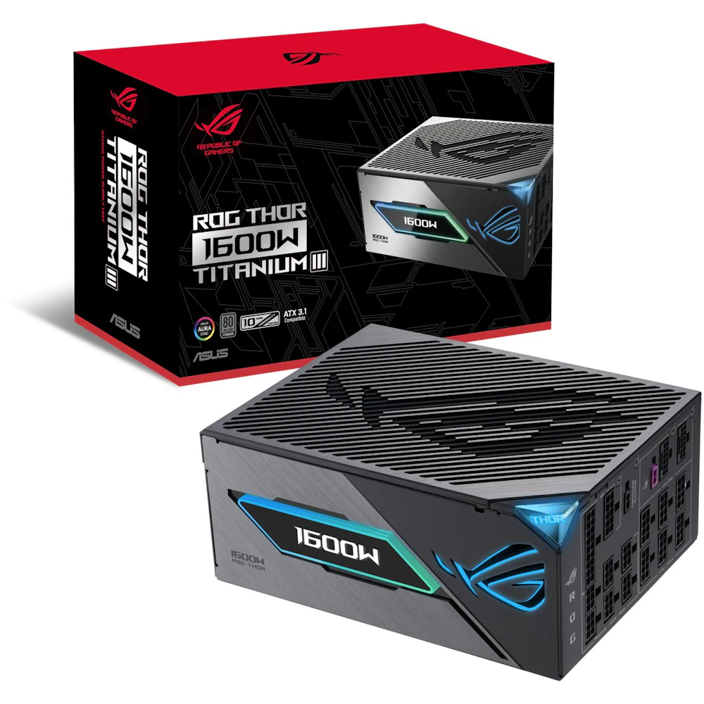 ASUS ROG THOR Gaming 1600W Titanium III Modular PSU