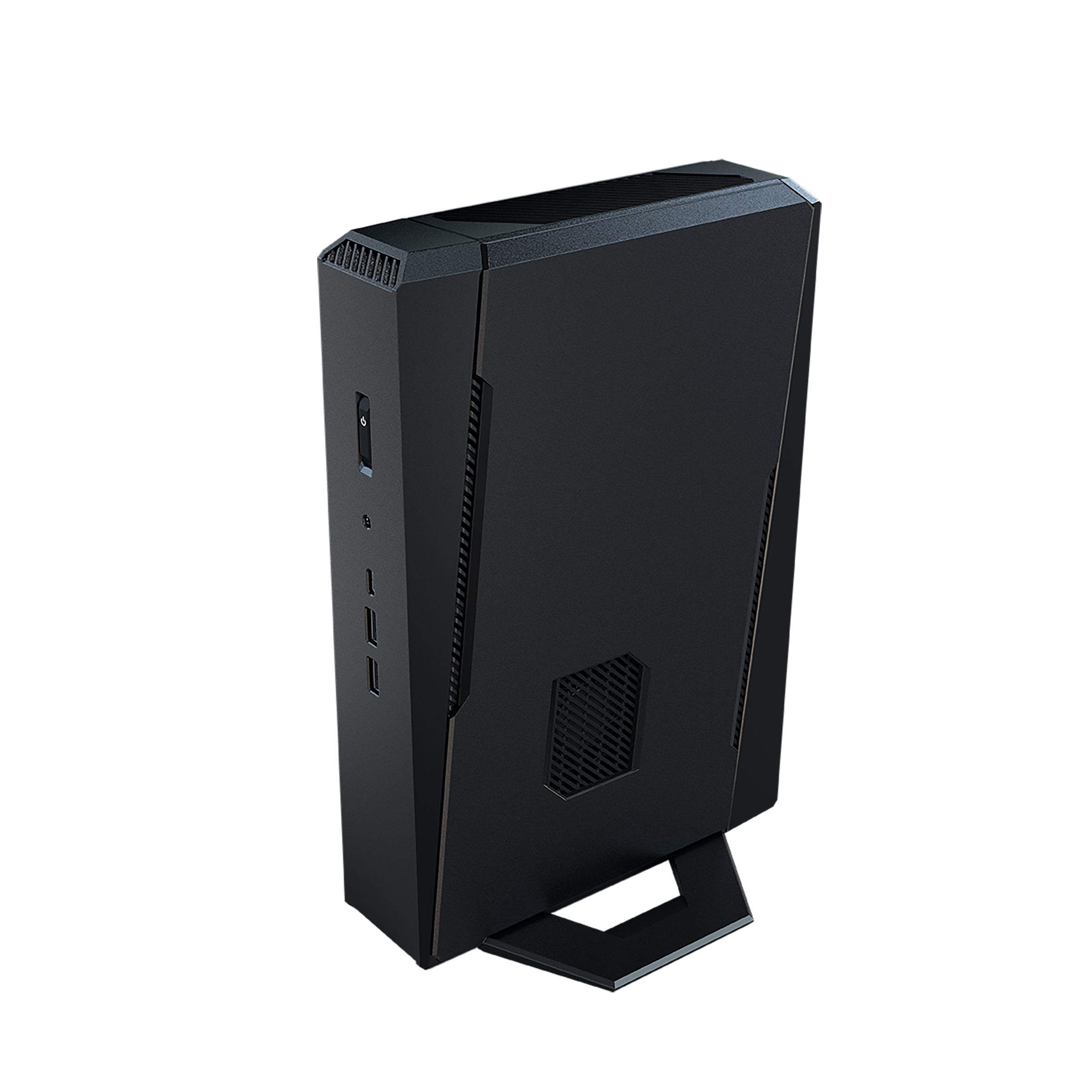 A large main feature product image of ASUS NUC 15 Performance Ultra 9 RTX 5070 Barebones Mini PC