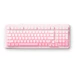 A product image of EX-DEMO MCHOSE K99 V2 98% Hot-Swap Wireless Mechanical Keyboard - Pink Gradient (Icy Creamsicle Switch)