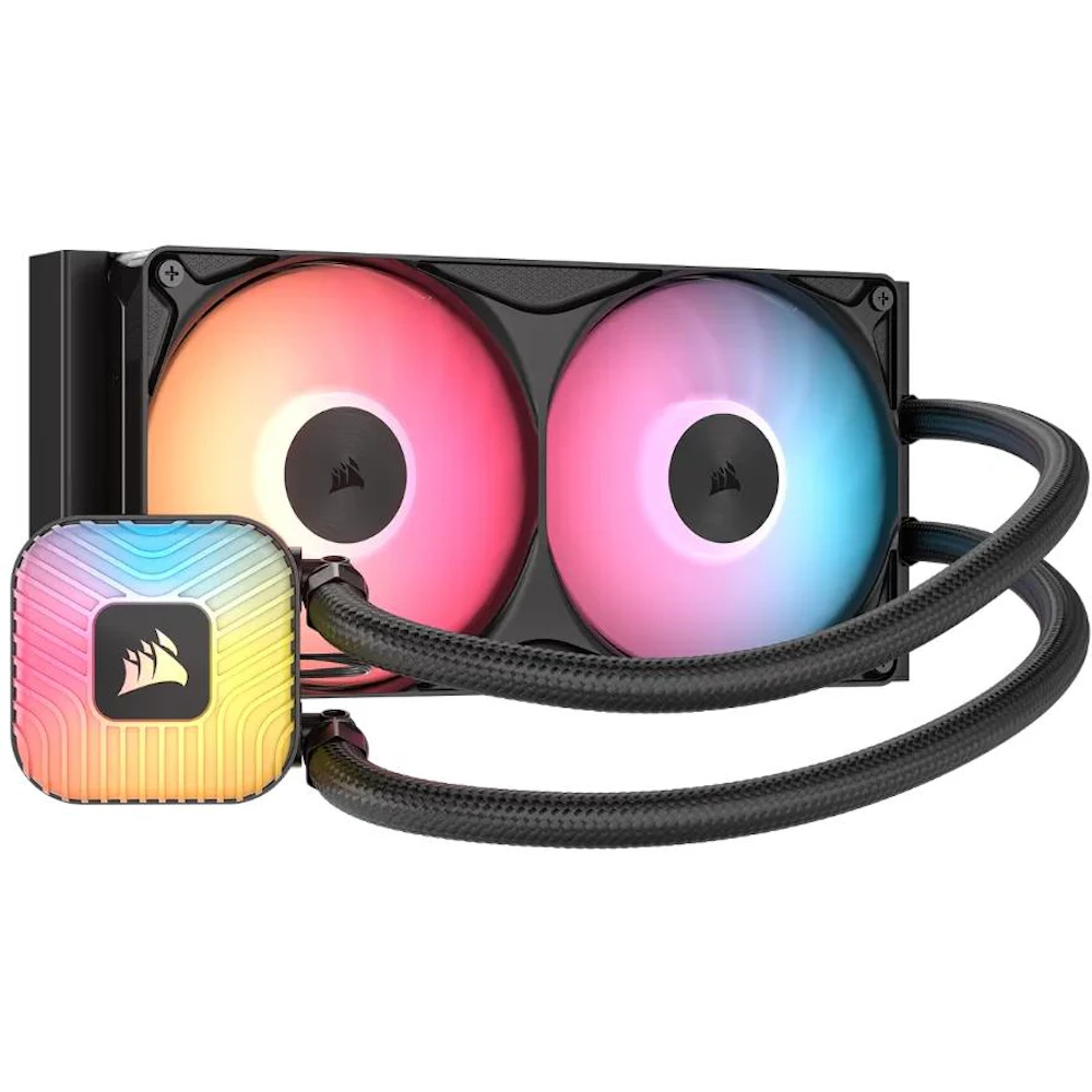 Corsair NAUTILUS II 240 RS ARGB - 240mm AIO Liquid CPU Cooler (Black)