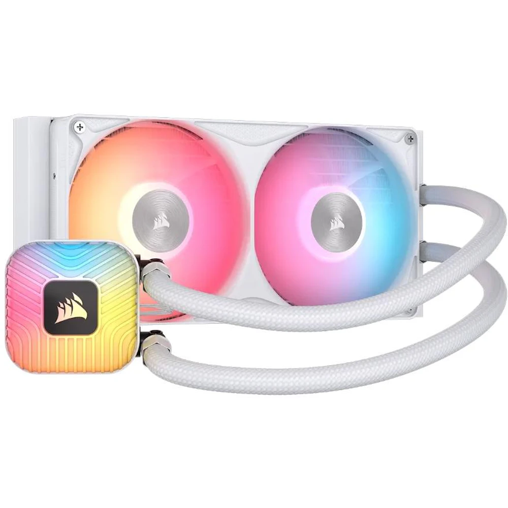 Corsair NAUTILUS II 240 RS ARGB - 240mm AIO Liquid CPU Cooler (White)