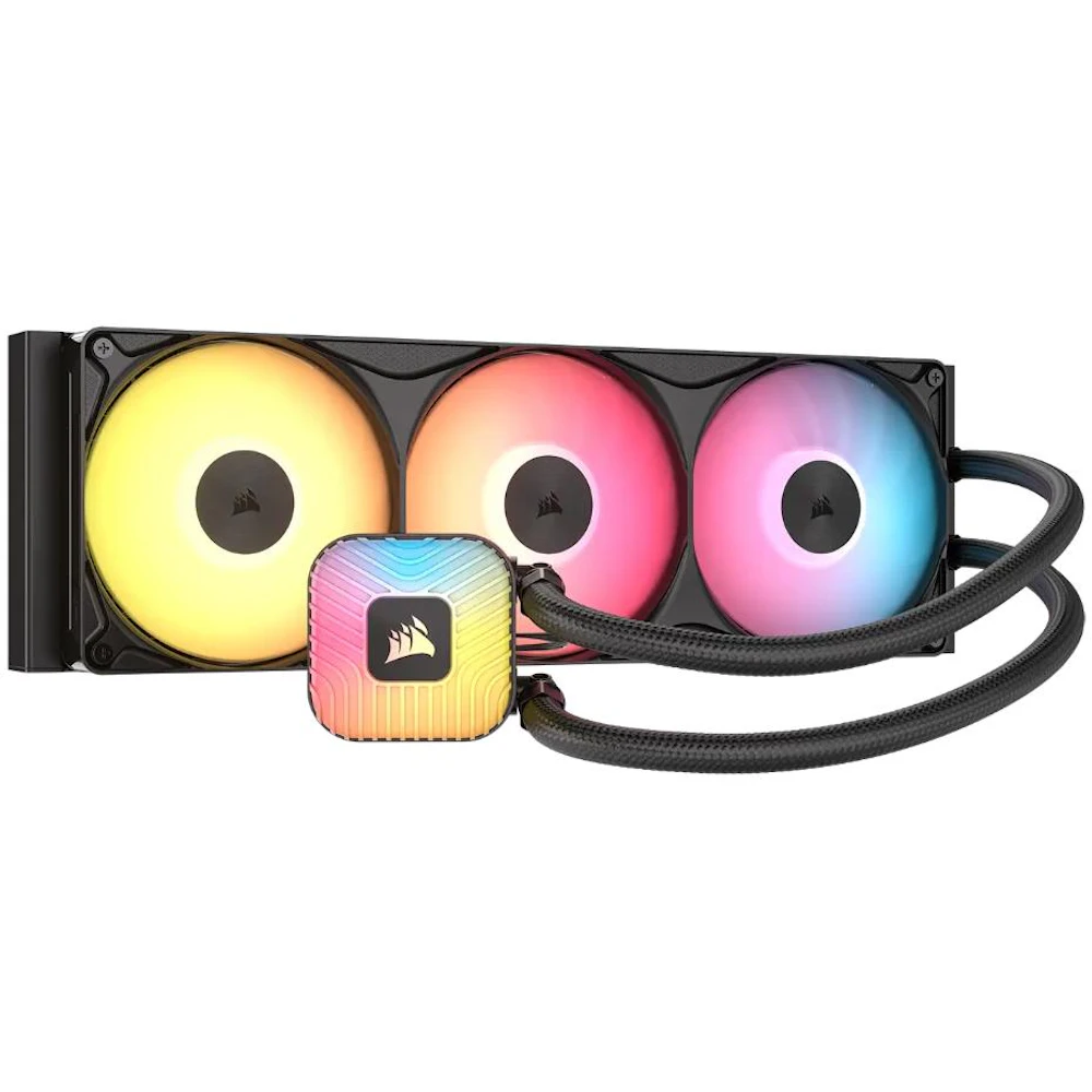 Corsair NAUTILUS II 360 RS ARGB - 360mm AIO Liquid CPU Cooler (Black)