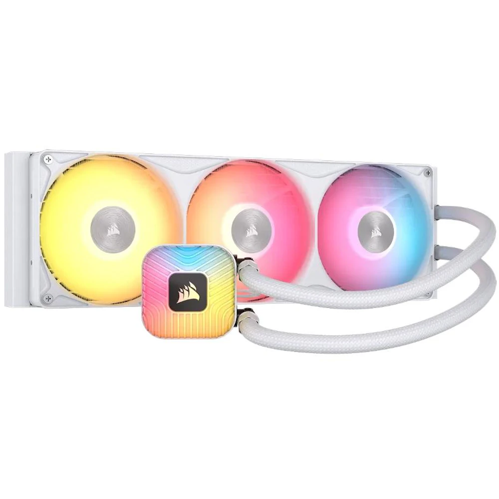 Corsair NAUTILUS II 360 RS ARGB - 360mm AIO Liquid CPU Cooler (White)