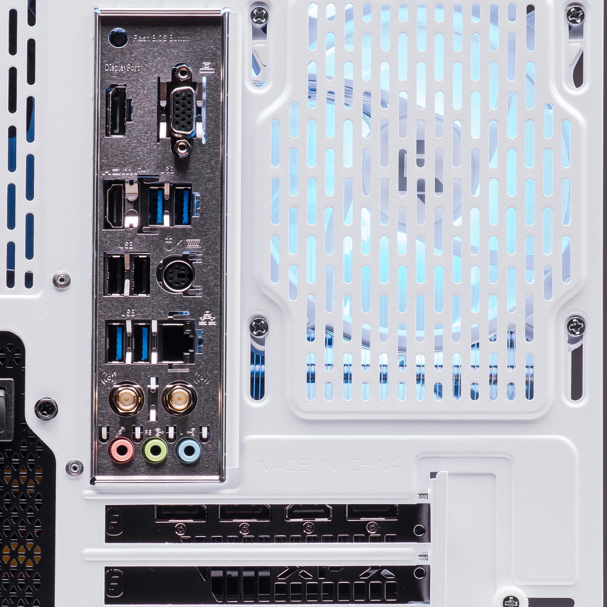 A large main feature product image of PLE Echo RX 7600 Prebuilt Ready To Go Gaming PC