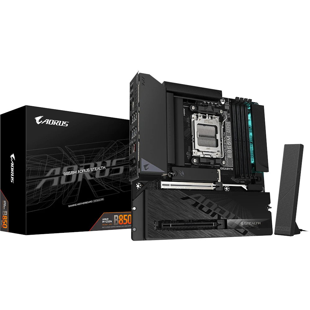 Gigabyte B850M AORUS STEALTH AM5 mATX Desktop Motherboard