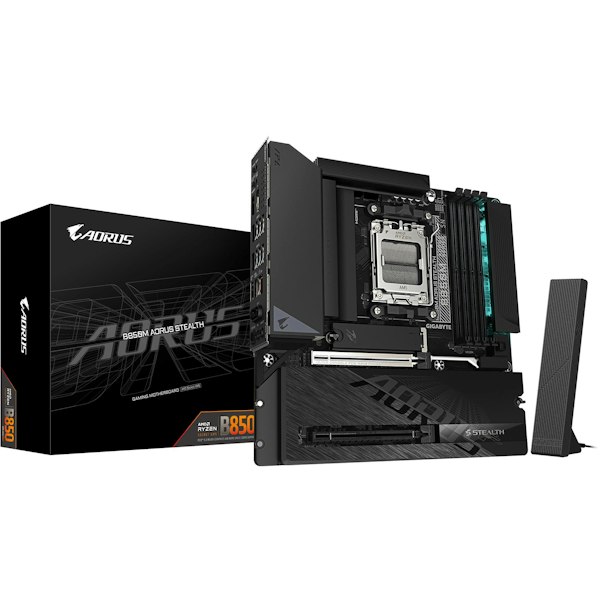 Gigabyte B850M AORUS STEALTH AM5 mATX Desktop Motherboard