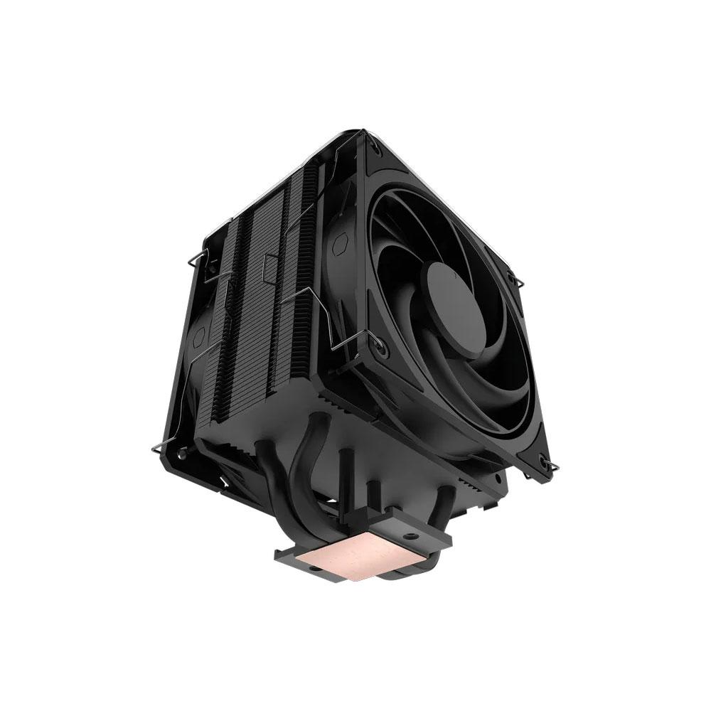 A large main feature product image of EX-DEMO Cooler Master V4 ALPHA 3DHP CPU Cooler (Black)