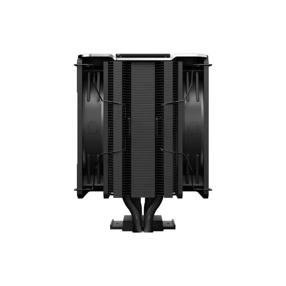 A large main feature product image of EX-DEMO Cooler Master V4 ALPHA 3DHP CPU Cooler (Black)