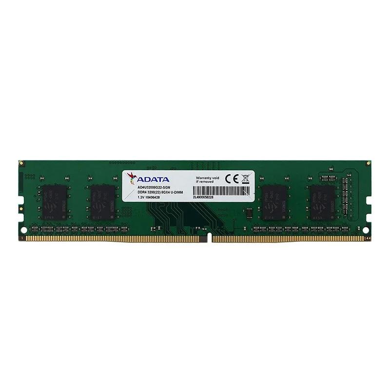 A large main feature product image of ADATA 8GB Single (1x8GB) DDR4-3200 C22