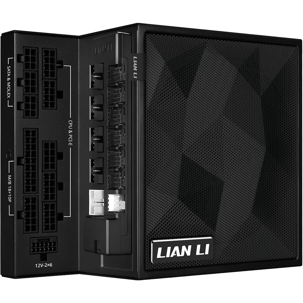 Lian Li Edge V2 1000W Gold PCIe 5.1 ATX 3.1 Modular PSU w/ Edge Hub (Black)