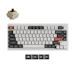 A product image of Keychron Q1 Ultra 8K Wireless Custom Mechanical Keyboard - White (Keychron Silk POM Switch - Brown)