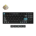 A product image of Keychron Q3 Ultra 8K Wireless Custom Mechanical Keyboard - (Black) (Keychron Silk POM Switch - Banana)