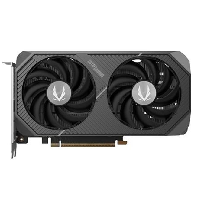 A large main feature product image of ZOTAC GAMING GeForce RTX 5060 Twin Edge Plus 8GB GDDR7