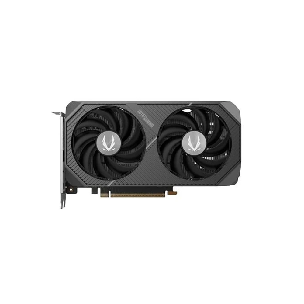 A large main feature product image of ZOTAC GAMING GeForce RTX 5060 Twin Edge Plus 8GB GDDR7