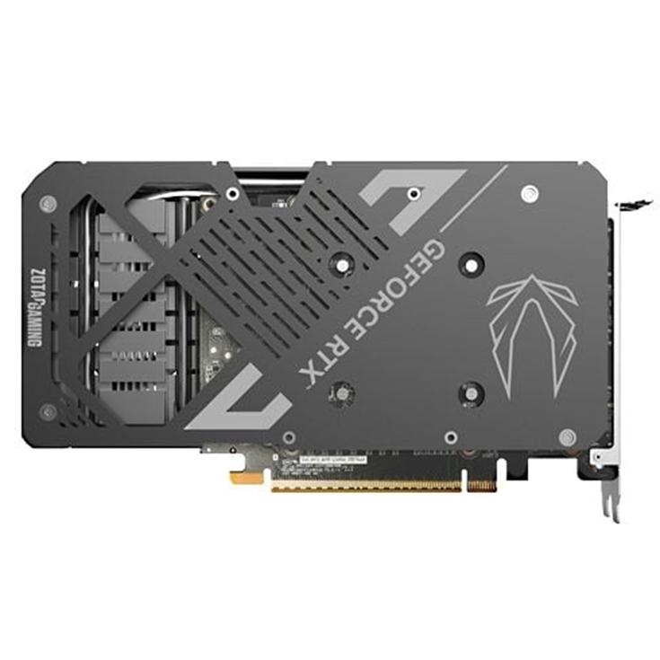 A large main feature product image of ZOTAC GAMING GeForce RTX 5060 Twin Edge Plus 8GB GDDR7