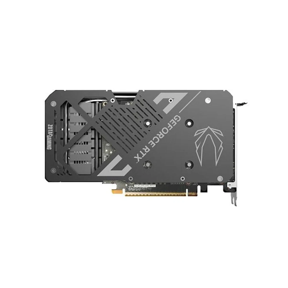 A large main feature product image of ZOTAC GAMING GeForce RTX 5060 Twin Edge Plus 8GB GDDR7
