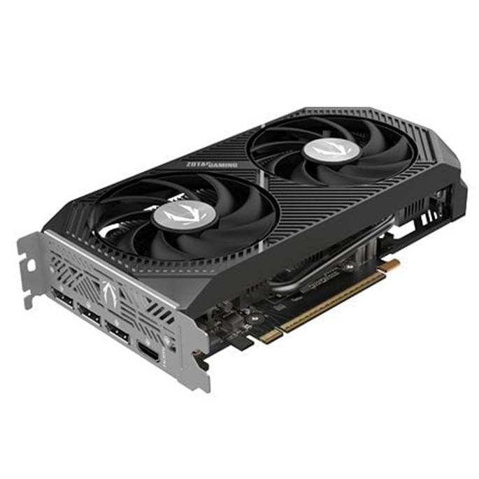 A large main feature product image of ZOTAC GAMING GeForce RTX 5060 Twin Edge Plus 8GB GDDR7
