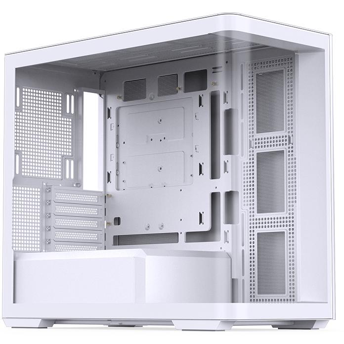 A large main feature product image of EX-DEMO Jonsbo D300 mATX Case (White)