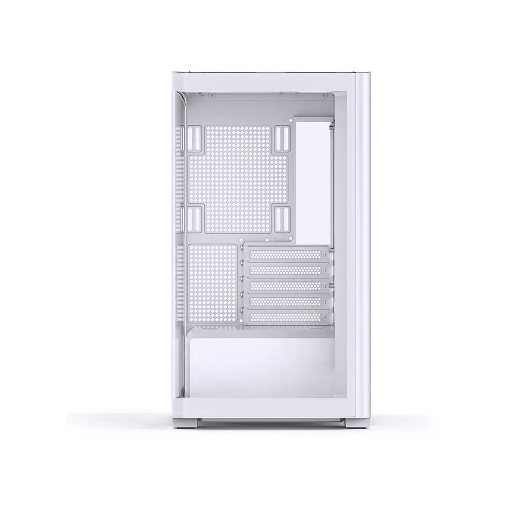 A large main feature product image of EX-DEMO Jonsbo D300 mATX Case (White)