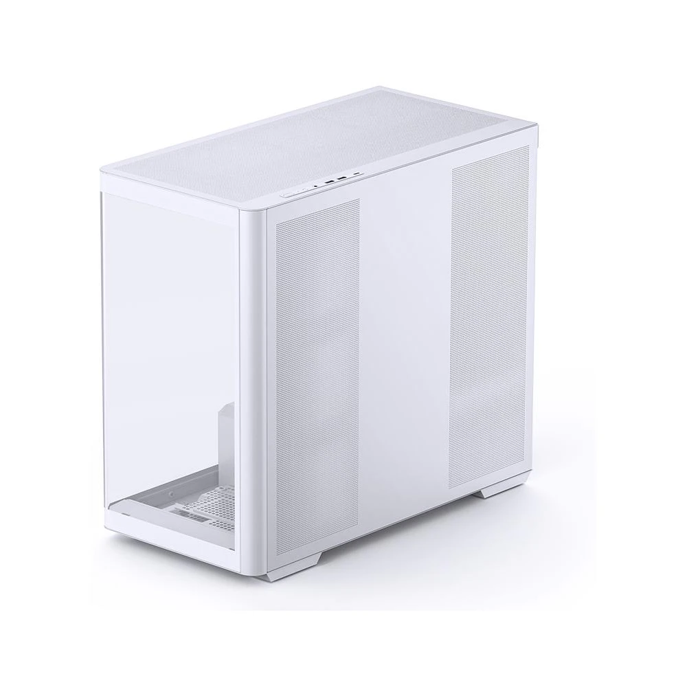 A large main feature product image of EX-DEMO Jonsbo D300 mATX Case (White)