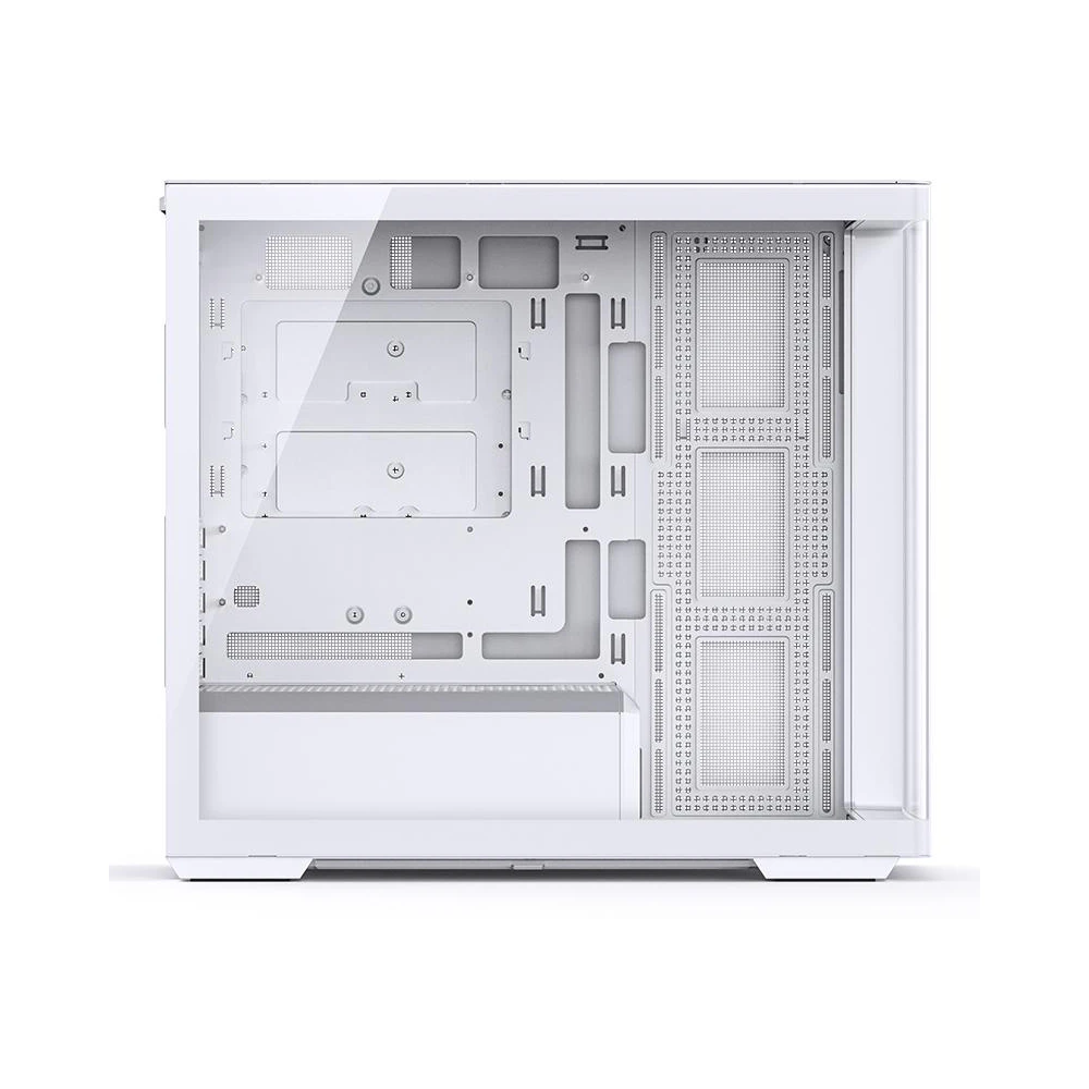 A large main feature product image of EX-DEMO Jonsbo D300 mATX Case (White)