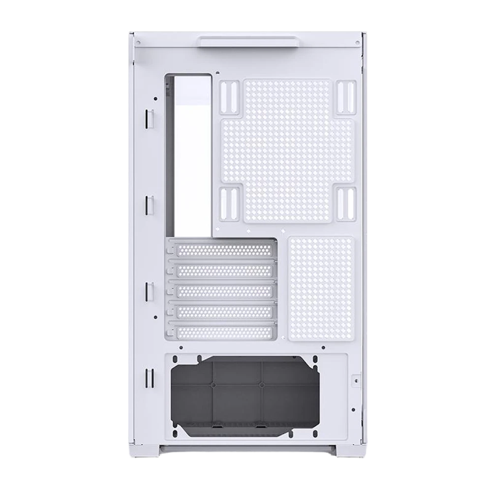 A large main feature product image of EX-DEMO Jonsbo D300 mATX Case (White)