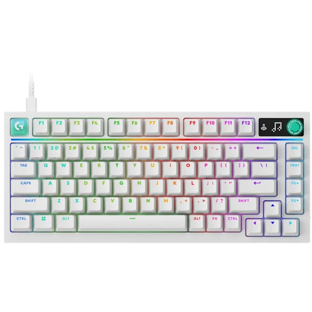 Logitech G G316 X 75 Gaming Keyboard (White)