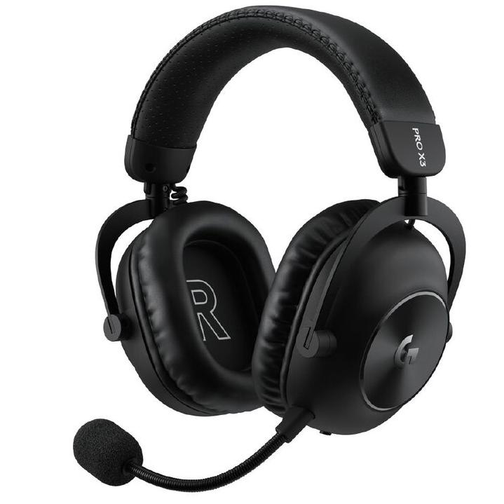 A large main feature product image of Logitech G PRO X3 LIGHTSPEED Wireless Gaming Headset (Black)