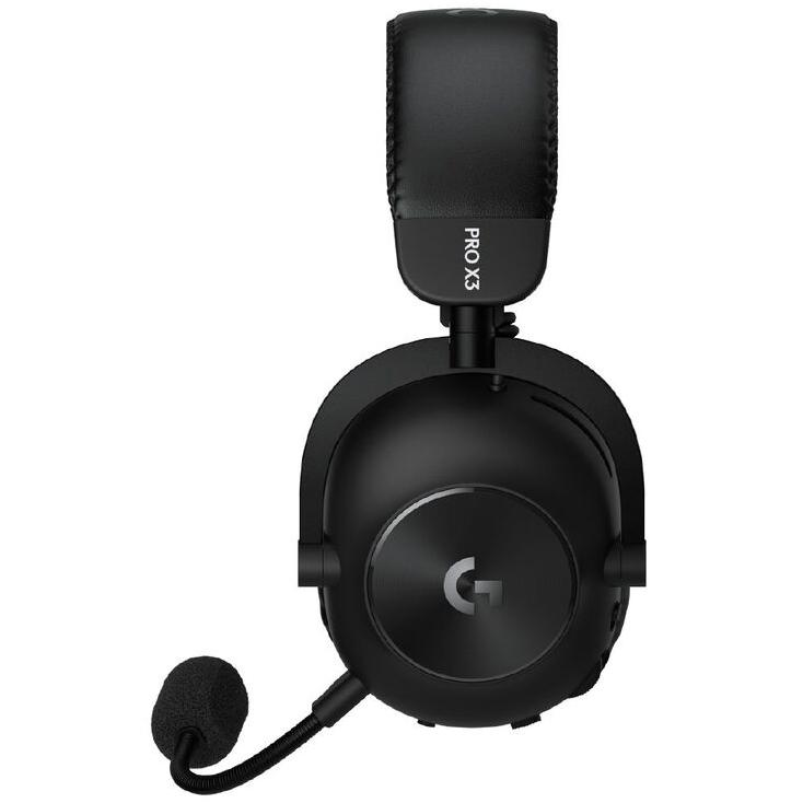 A large main feature product image of Logitech G PRO X3 LIGHTSPEED Wireless Gaming Headset (Black)
