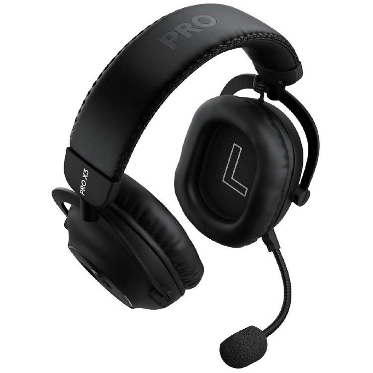 A large main feature product image of Logitech G PRO X3 LIGHTSPEED Wireless Gaming Headset (Black)