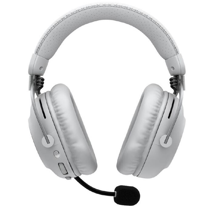 A large main feature product image of Logitech G PRO X3 LIGHTSPEED Wireless Gaming Headset (White)