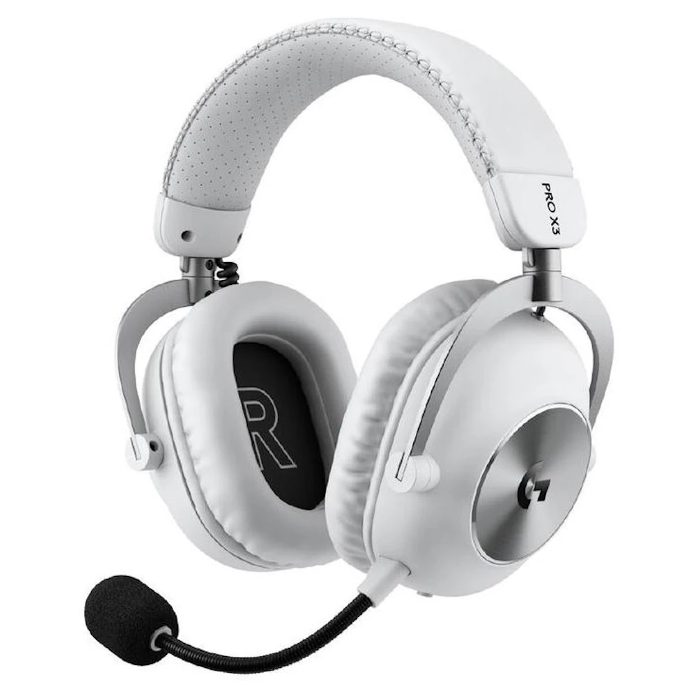 Logitech G PRO X3 LIGHTSPEED Wireless Gaming Headset (White)