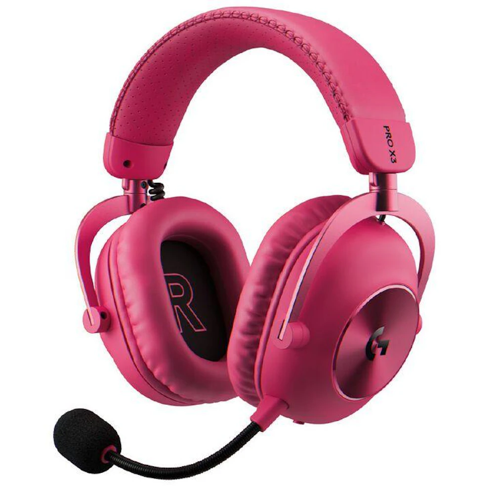 Logitech G PRO X3 LIGHTSPEED Wireless Gaming Headset (Magenta)