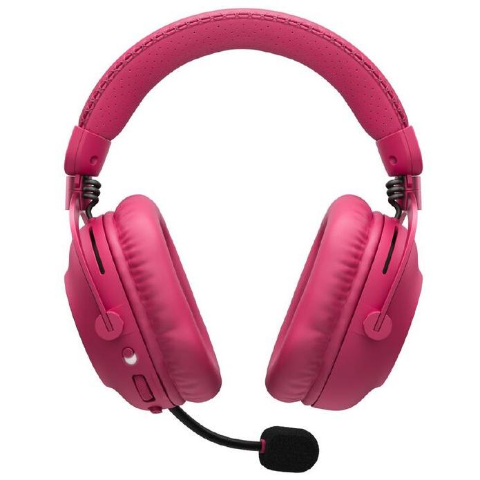 A large main feature product image of Logitech G PRO X3 LIGHTSPEED Wireless Gaming Headset (Magenta)