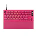 A product image of Logitech G PRO X2 Rapid 8K Wired TKL Analog Gaming Keyboard w/ OLED (Pink)