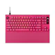 A small tile product image of Logitech G PRO X2 Rapid 8K Wired TKL Analog Gaming Keyboard w/ OLED (Pink)