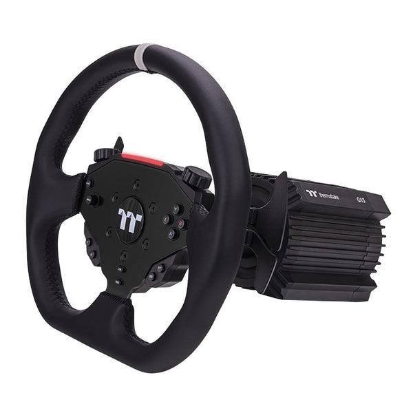 A large main feature product image of Thermaltake G15 Direct Drive Racing Wheel with Pedals Bundle