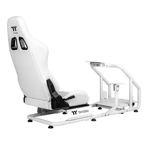 A large main feature product image of Thermaltake Gaming GR300 Racing Simulator Cockpit Snow Edition