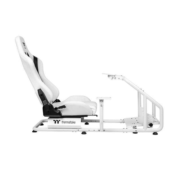 A large main feature product image of Thermaltake Gaming GR300 Racing Simulator Cockpit Snow Edition