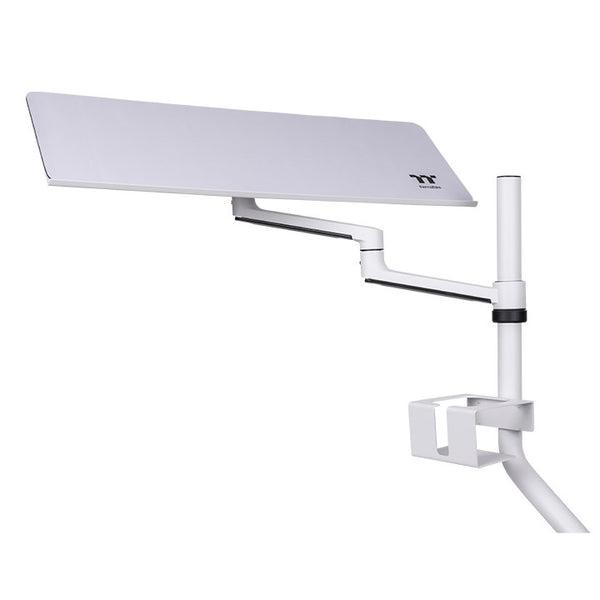 A large main feature product image of Thermaltake Sim Racing keyboard & Mouse Tray for Simulator Cockpit White Edition (Compatible with GR500 & GF500)