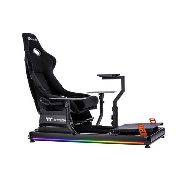 A large main feature product image of Thermaltake Gaming GF500 Flight Simulator Cockpit Black Edition