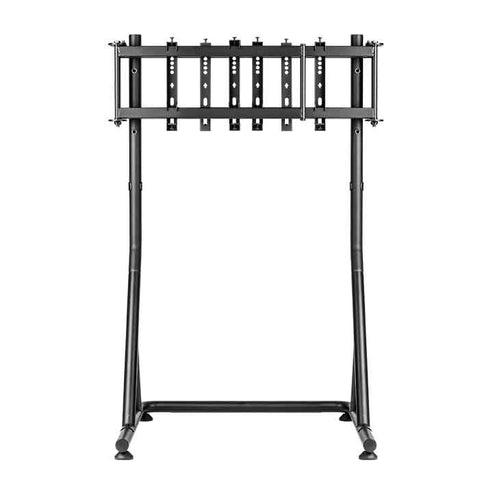 A large main feature product image of Thermaltake Gaming Triple Monitor Stand for GR500 Racing Simulator Cockpit Black Edition